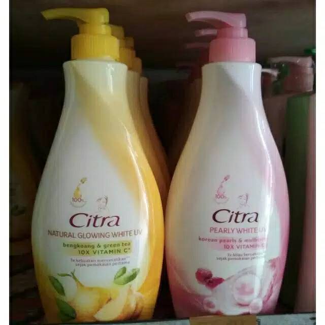 CITRA BODY LOTION PUMP 380 ML GLOWING WHITE UV PEARLY WHITE UV