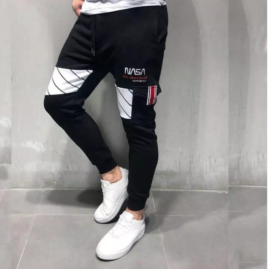 Celana Pria Panjang Jogger Toonzz NSA Bahan Fleece Tebal Ada 4 Kantong Asli Kanan Kiri