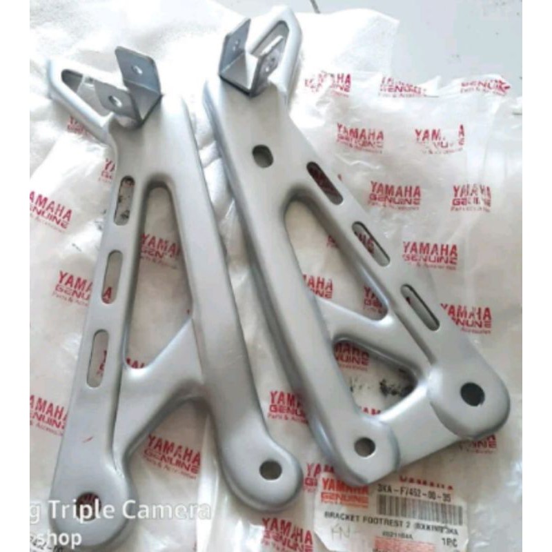 Breket step belakang silver bracket footrest bustep ori rx king