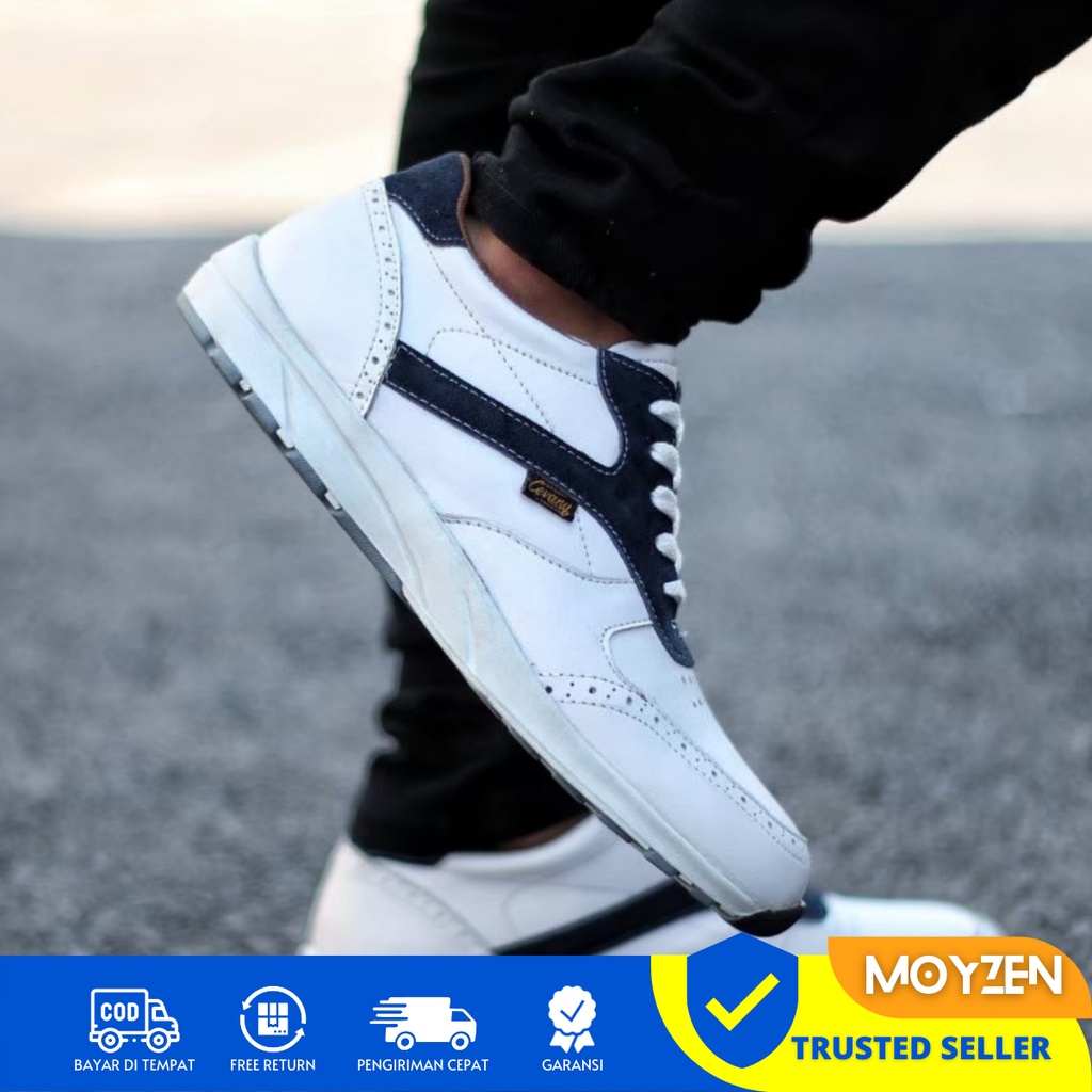 MOYZEN X HIRO Sepatu Sneakers Pria Kulit