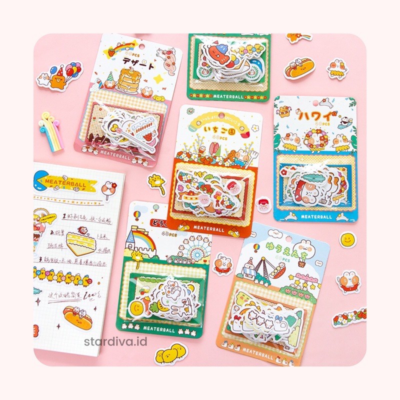 

Sticker Zoo (Stiker Dekorasi Jurnal Stiker Dekorasi Aksesoris Stiker Journaling)