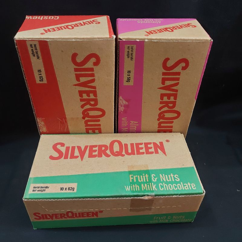 kotak kardus kosong box coklat silverqueen