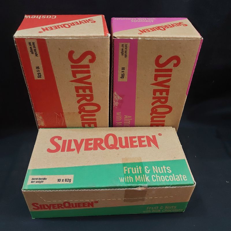 kotak kardus kosong box coklat silverqueen