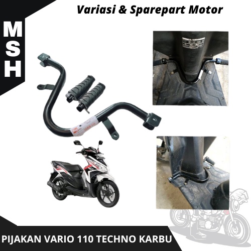 Footstep Vario 110 Karbu Step Vario 110 Karbu Satu Set High Quality PNP Vario 110 Techno Karbu MSH V