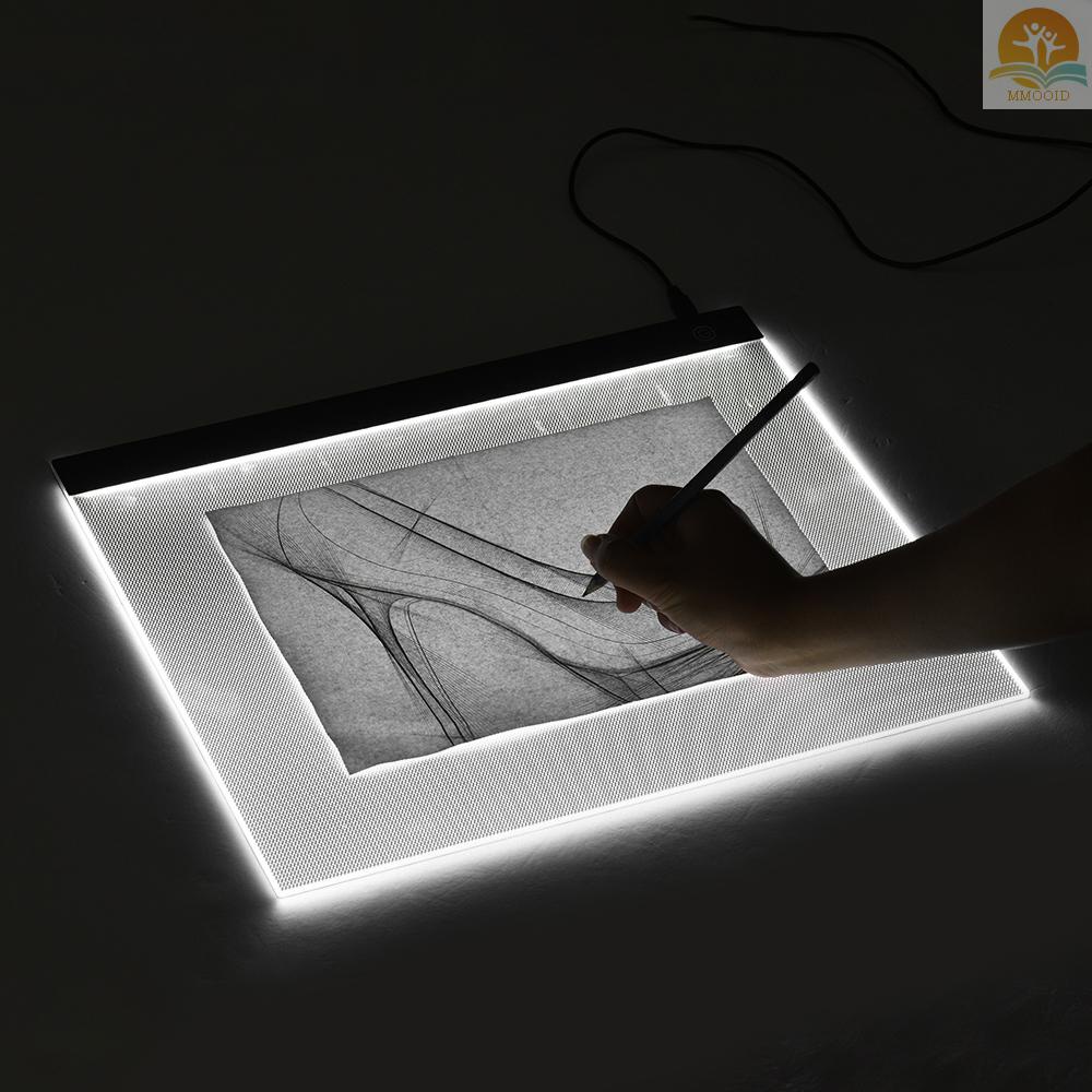 (MMOI) A3 Kotak Lampu LED Ukuran Besar Untuk Menggambar / Sketsa / Tato / Perhiasan / Berlian