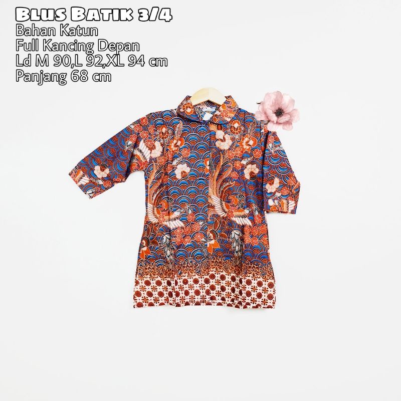 Blus Batik 3/4 Naira Batik