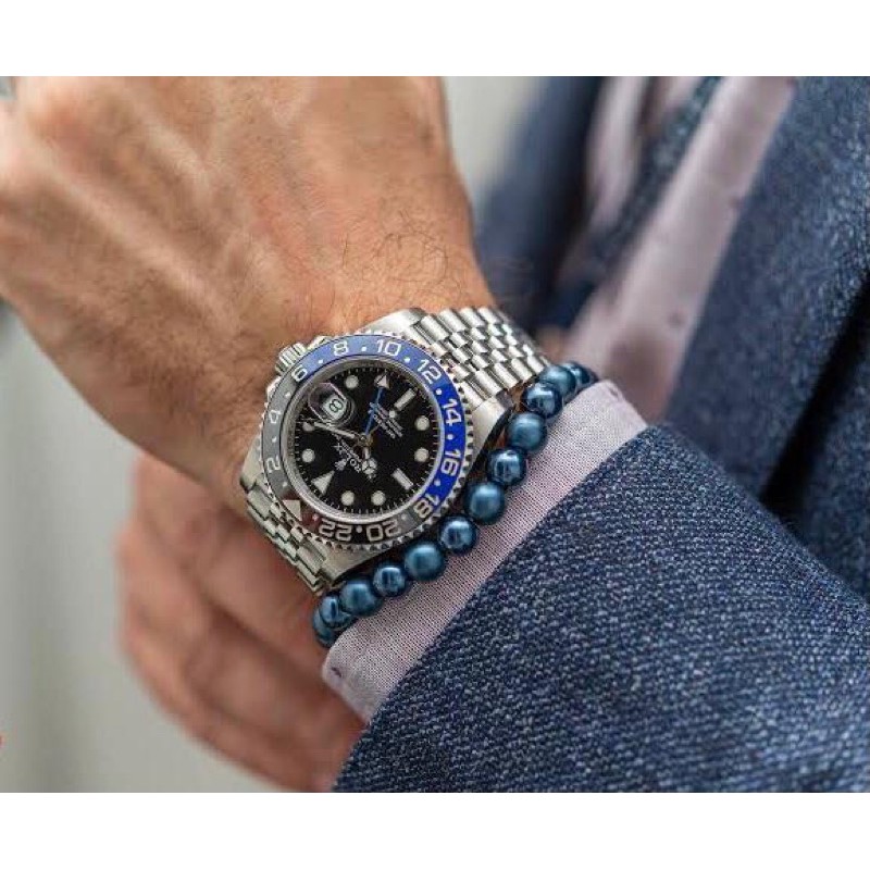 JAM TANGAN ROLEX BATMAN CLONE AUTOMATIC SWISS