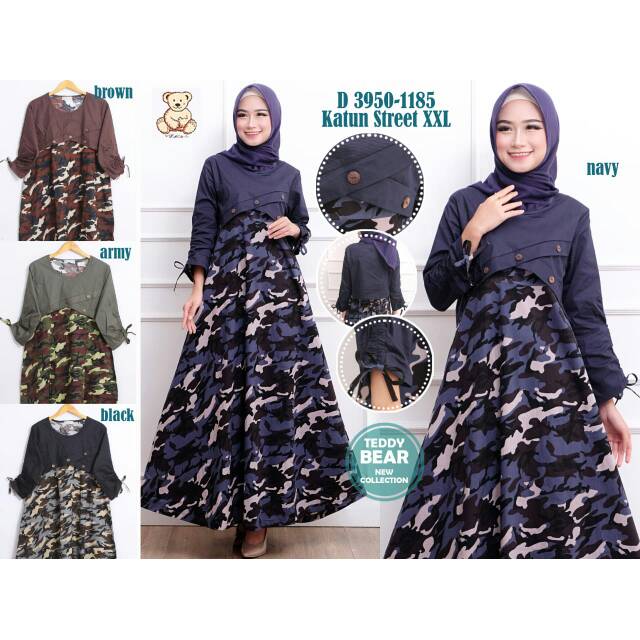 gamis teddy bear dewasa jumbo xxl