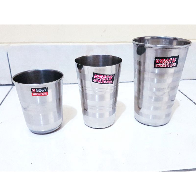 Gelas Stainless ROSH TEBAL Cangkir Gelas Mug Tumblr Stenlis