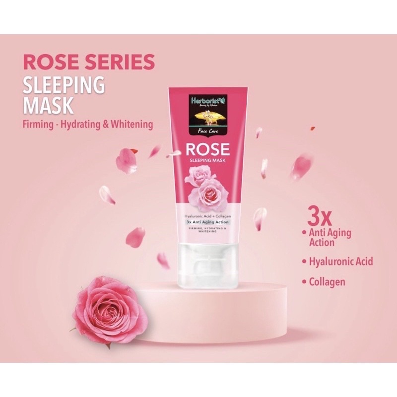 Herborist Rose Sleeping Mask 80Gr