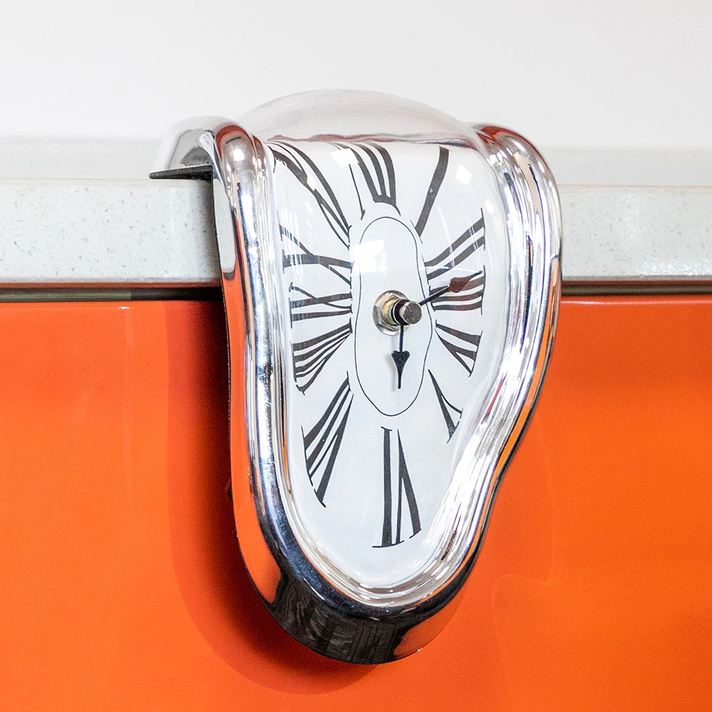 Novel Surreal Melting Distorted Wall Clocks Surrealist Salvador Dali Style Wall Watch Shopee Indonesia