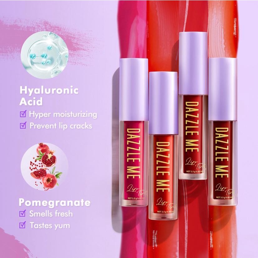READY DAZZLE ME Ink-Licious Lip Tint BPOM | Mattedorable Long Lasting Liptint Hyper Moisturizing Lip Stain