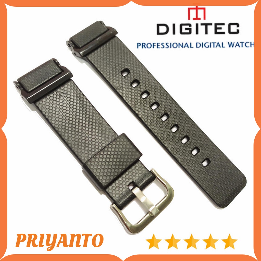 Strap Tali Jam Tangan Digitec 2073 Digitec DG-2073 Hitam