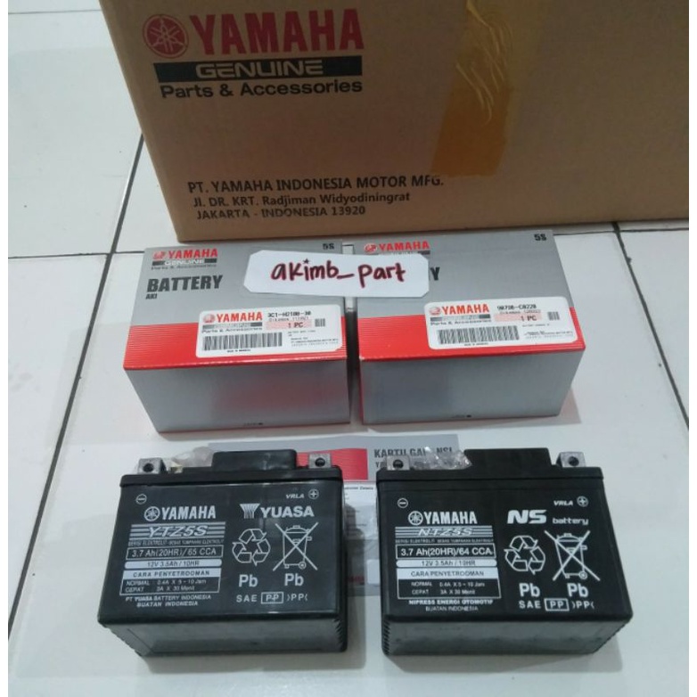 Accu aki kering Vixion old 3C1- pnp mio gt mio m3 mio Z soul Gt Fino Xride Xeon  R15 byson Original.