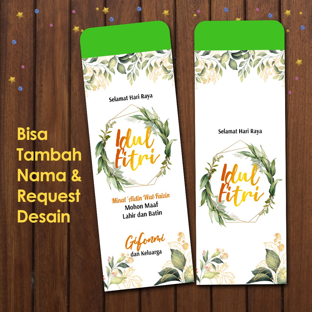 

Amplop Lebaran / Idul Fitri | Custom - Bisa Tambah Nama dan Request Desain