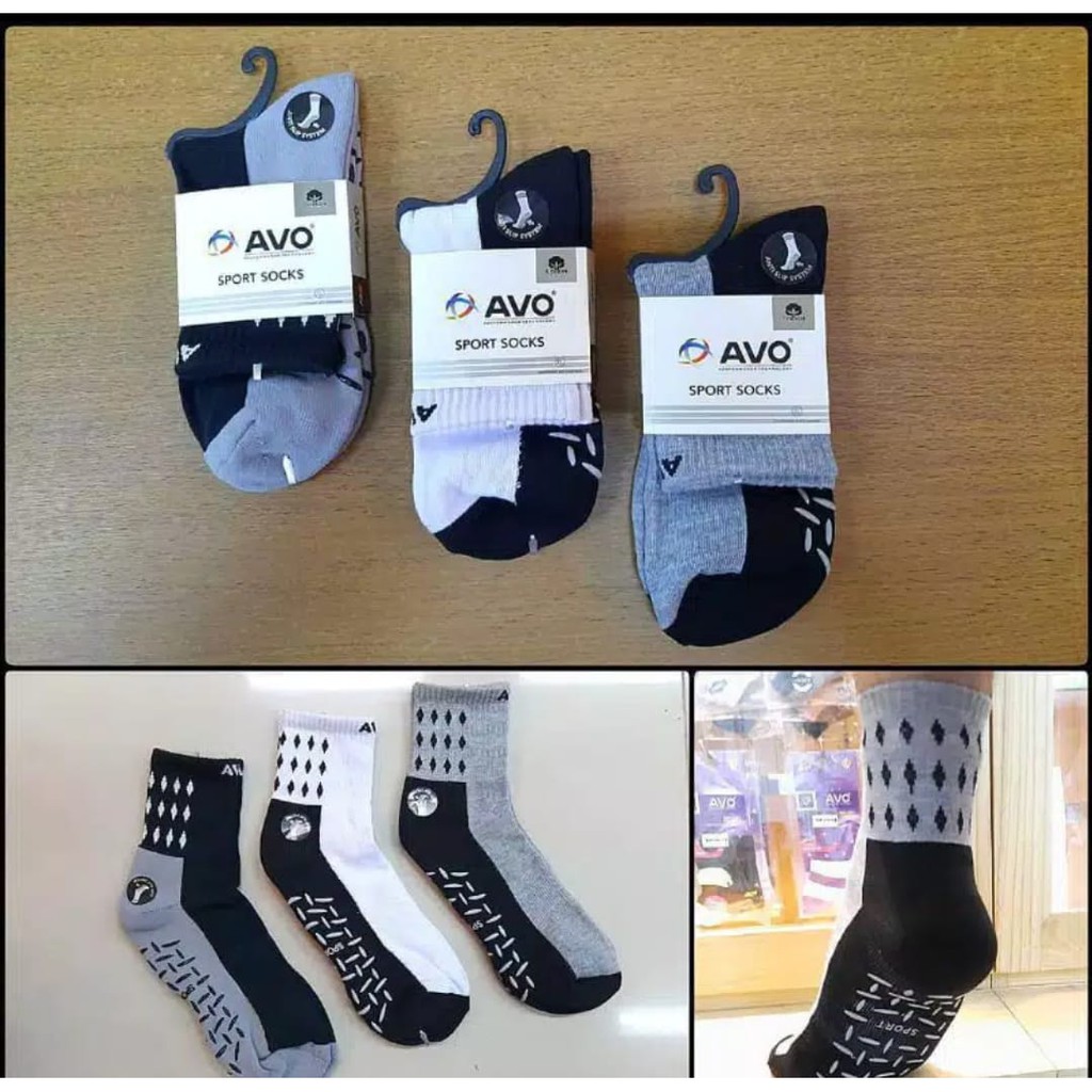 KAOS KAKI SPORT ANTISLIP / KAOS KAKI MATA KAKI / KAOS KAKI PENDEK ANTISLIP AVO R5 0RIGINAL