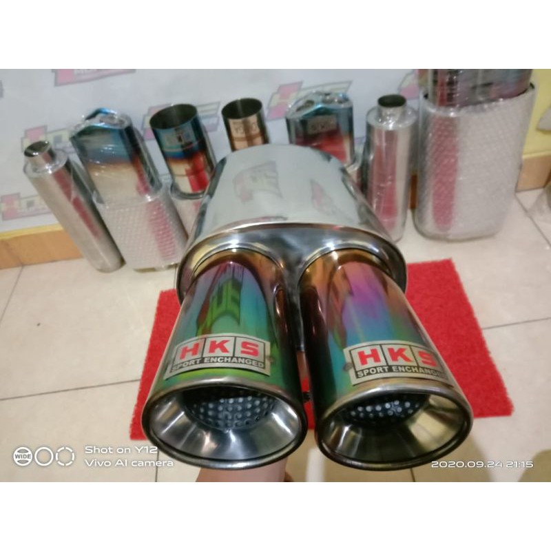 Knalpot mobil hks cabang/Sebring