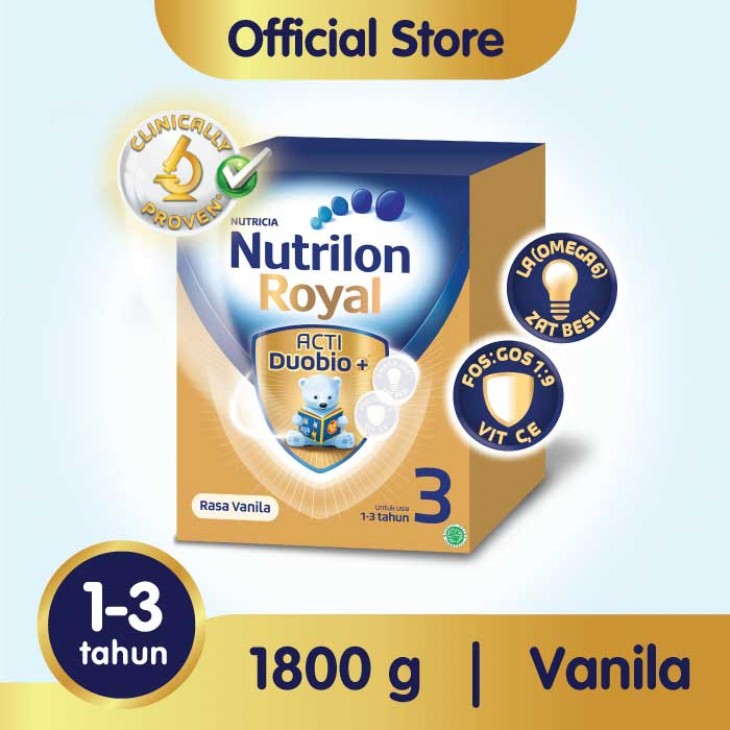 SUSU NUTRILON ROYAL TAHAP 3 VANILA / MADU 1800G