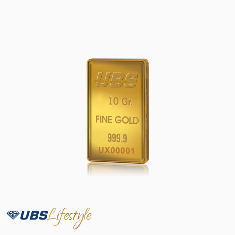 Logam Mulia UBS 10 Gram Original 100%