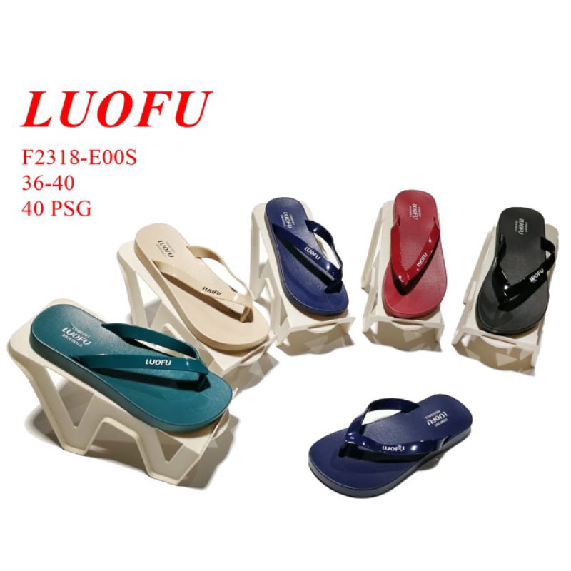 Sendal jepit karet wanita Luofu F2318-E00S,Sandal jepit jelly perempuan nyaman terbaru luofu