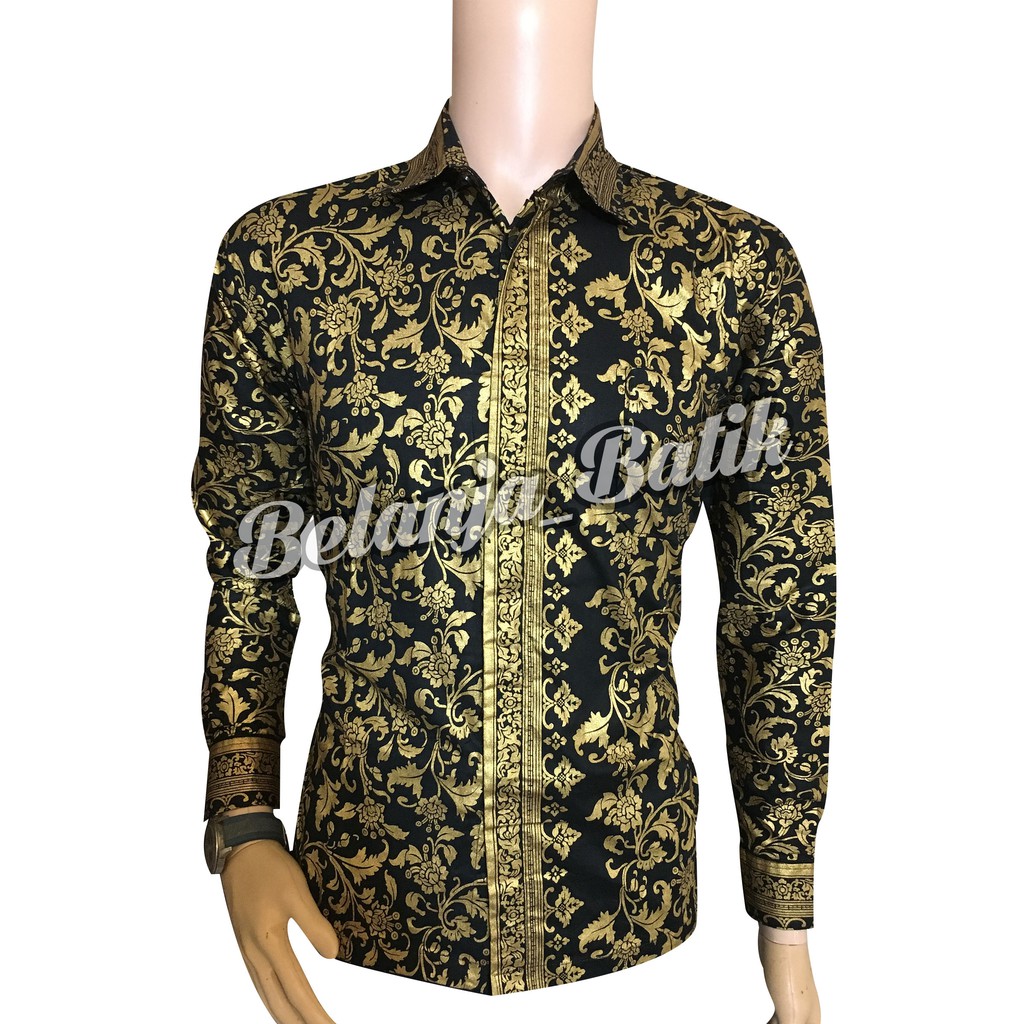 BELANJA BATIK | KEMEJA BATIK PRIA PRADA LENGAN PANJANG