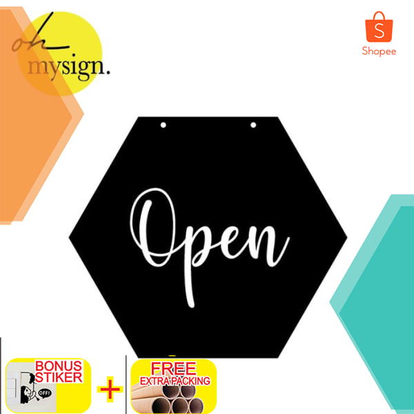 SIGN OPEN CLOSE | SIGN BUKA TUTUP ACRYLIC | OPEN CLOSE PINTU Keren