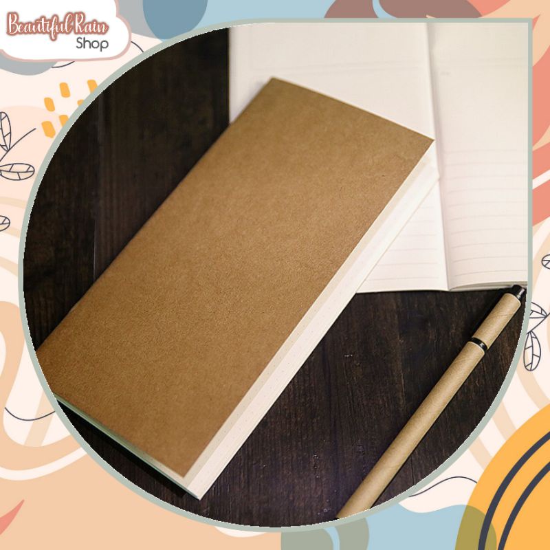 

[BR] Buku Tulis Cover Coklat Polos Aesthetik