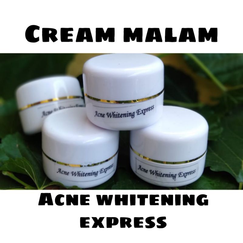 CREAM MALAM ACNE WHITENING EXPRESS / CREAM MALAM  RACIKAN FARMASI "THERASKIN"