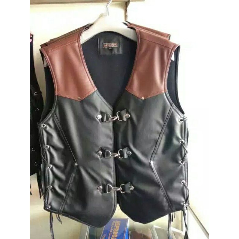 Rompi Motor Touring Anti Angin Polisi Bikers koboi Harian Hijau Stabilo Body Protector Waterproof