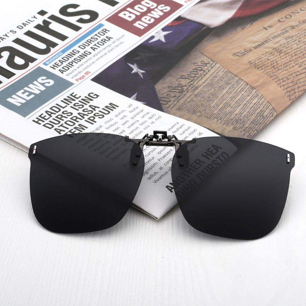 Nickolas1 Night Vision Sunglasses Polarized Untuk Wanita Pria Kacamata Klip Perlindungan UV Night Vision Kacamata Anti-UV Kacamata Anti Silau Miopia Kacamata Klip