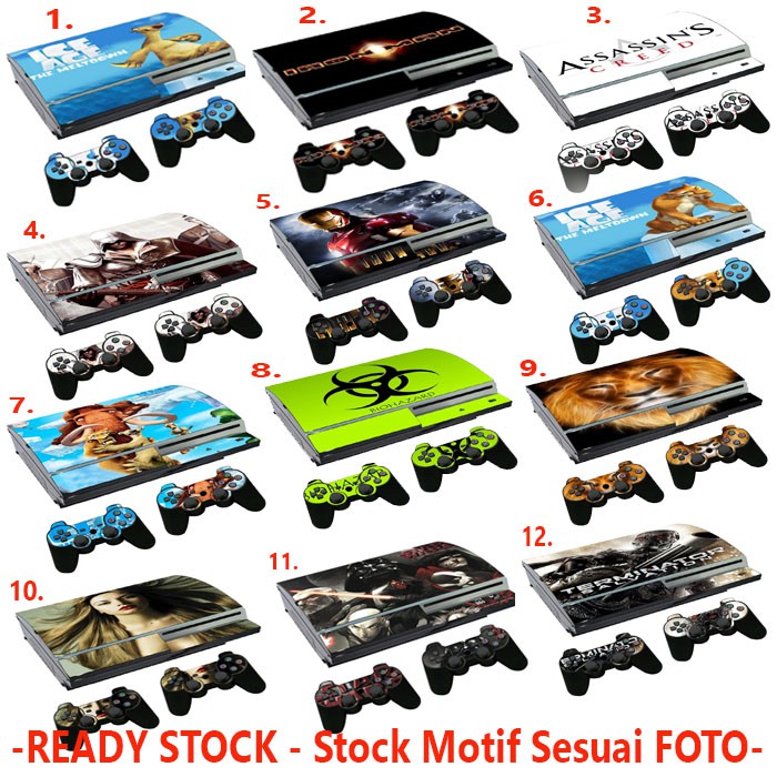 Stiker Casing Ps3 Fat Sticker Skin Stiker PS3 Fat Kesing PS3 Garskin Playstation 3 Fat Screen Guard