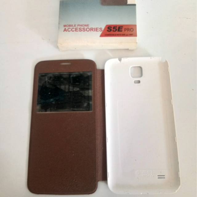 Flip case / backdoor advan S5E PRO