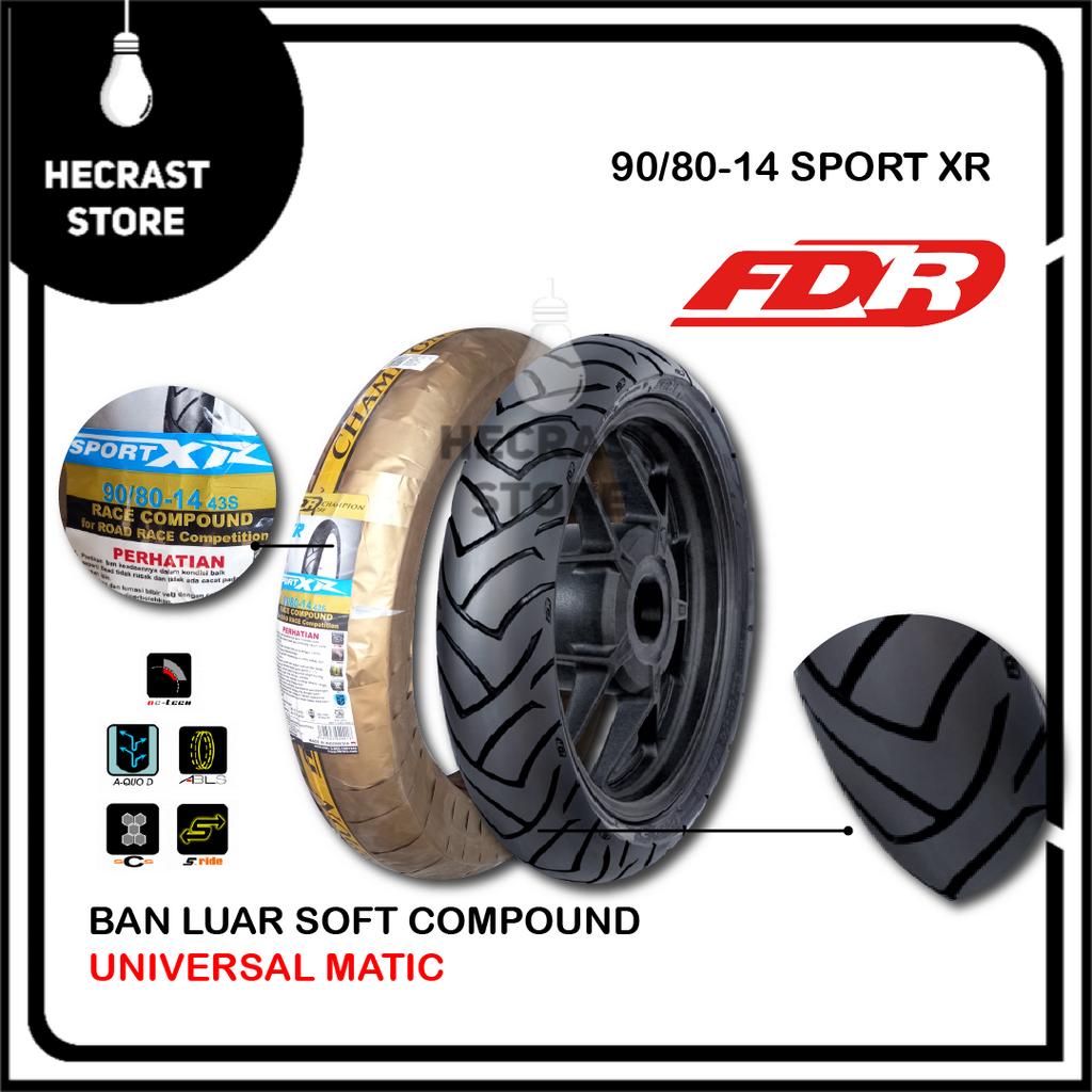 Ban Luar FDR 90/80 ring 14 Sport XR evo Soft Compound Racing