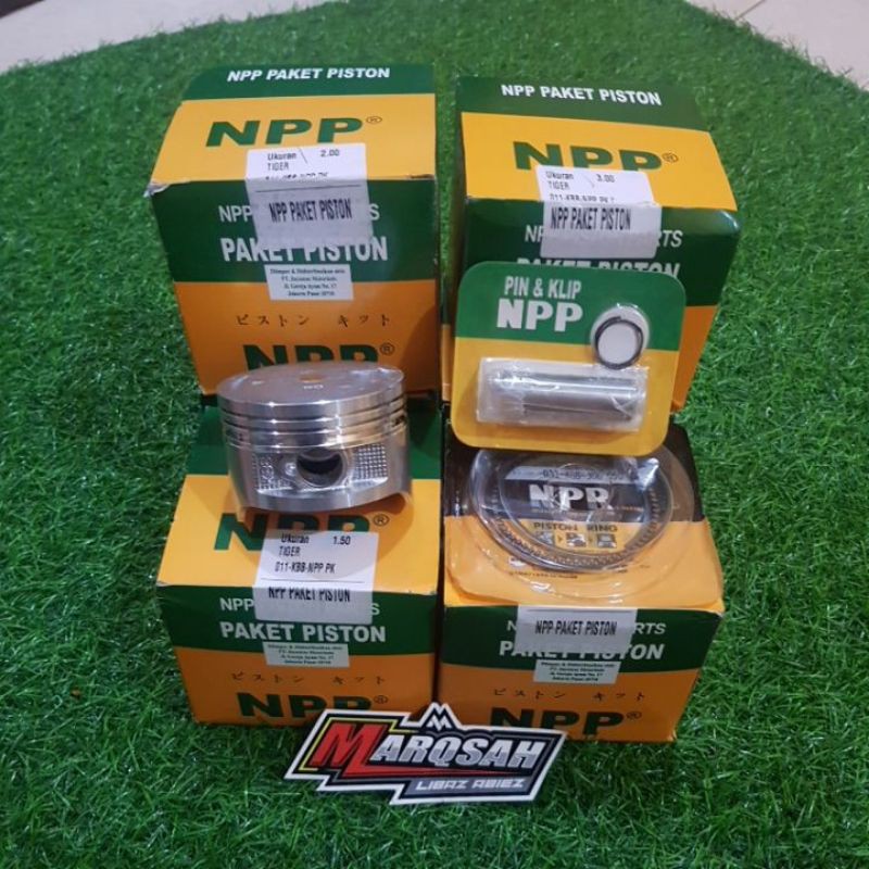 Piston Tiger NPP set ring Piston Kit NPP TIGER STD 25 50 75 100 150 200 250 275 300 marqsah racing-Piston Tiger NPP