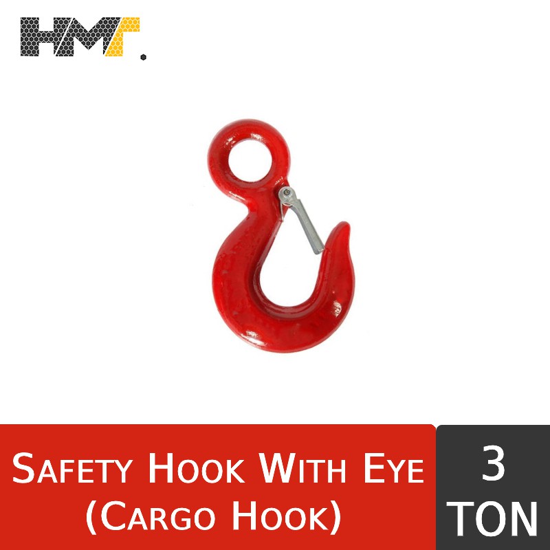 Cargo Hook 3 Ton / Safety Hook With Eye 3T