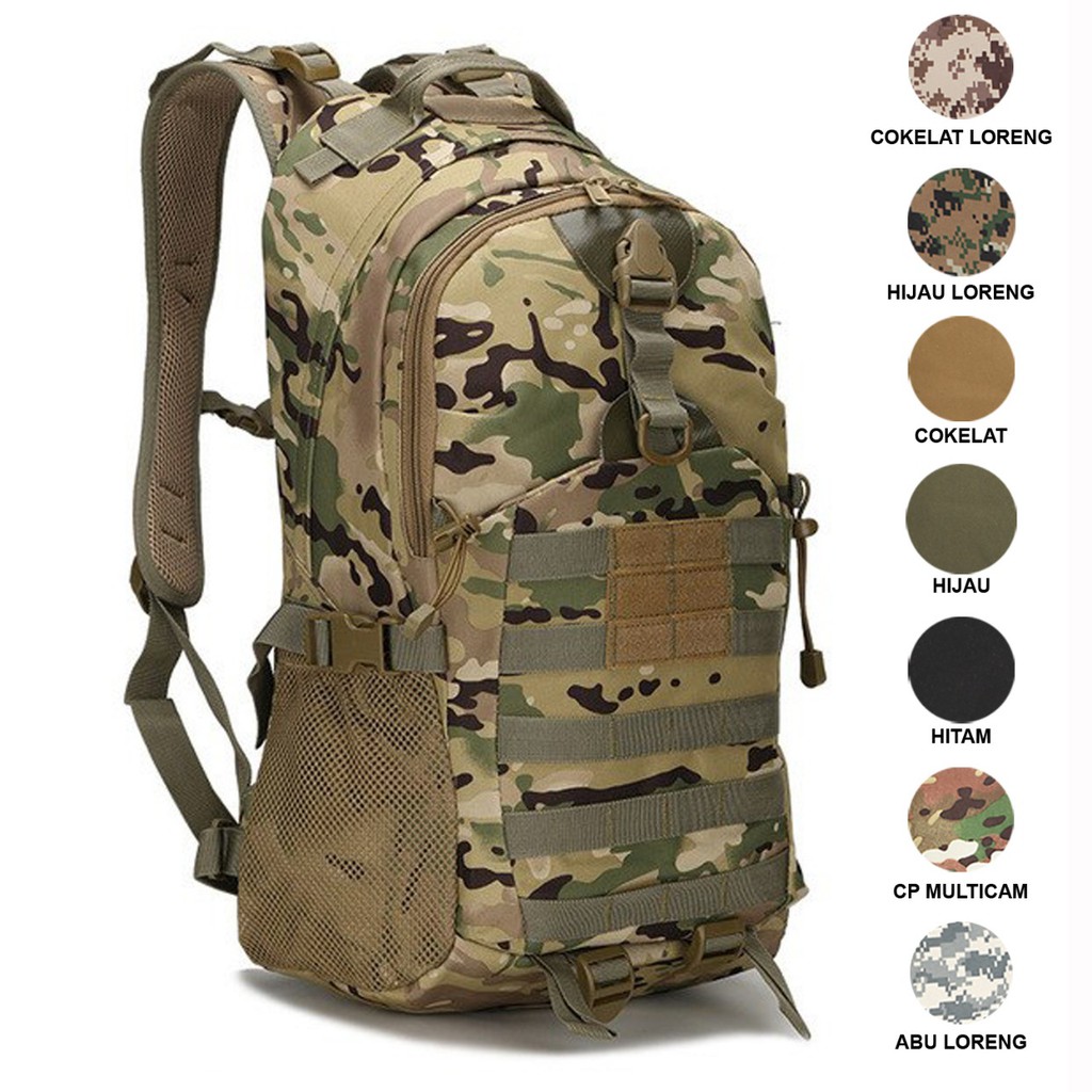  Tas  Ransel RS511TSA 40L Import Tactical Waterpoof Backpack 