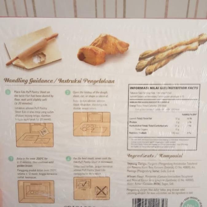 

MAKANAN BEKU / EDO PUFF PASTRY NON COD