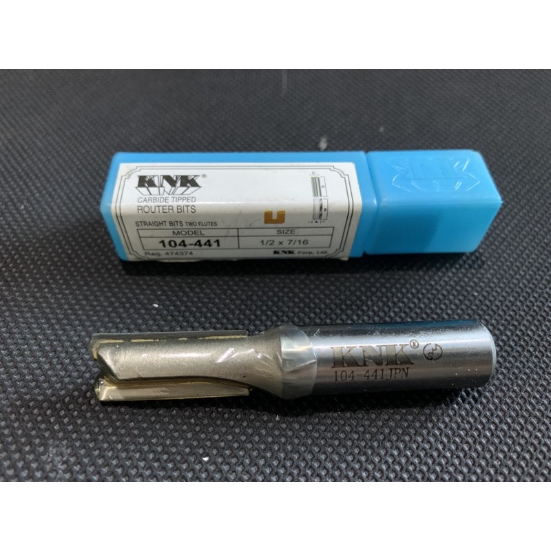 STRAIGHT BITS TWO FLUTES KNK 104-441 MATA PROFIL ROUTER BITS KNK 104 - 441