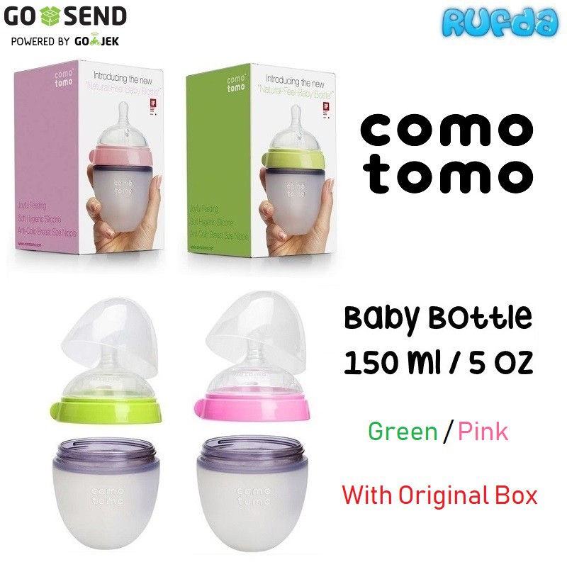 150ml Comotomo Baby Bottle, Botol Susu Bayi Mirip PD Ibu