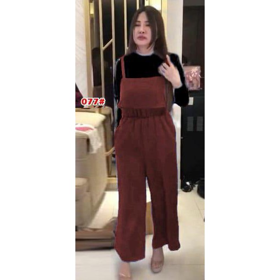 077#Jumpsuit SET/Baju wanita fashion wanita