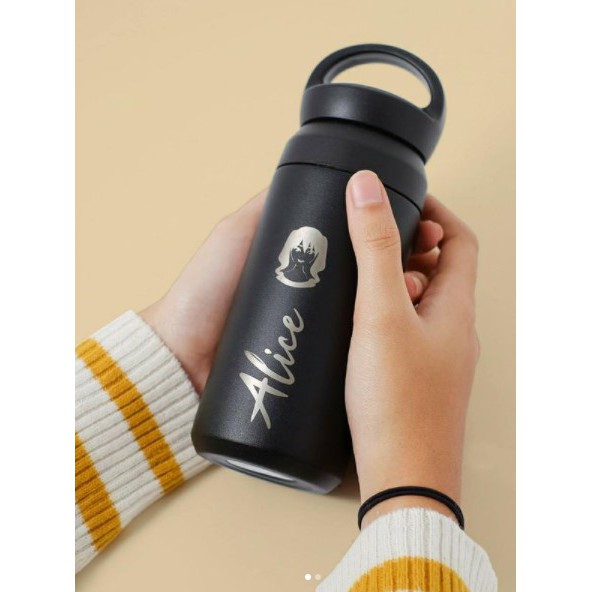 TUMBLER AIKO GRAFIR NAMA / BOTOL AIR PANAS / TERMOS / BOTOL MINUM CUSTOM / Box Tumbler