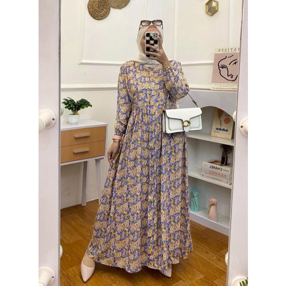 TIARA DRESS | MAXI DRESS | DRESS RAYON | GAMIS RAYON