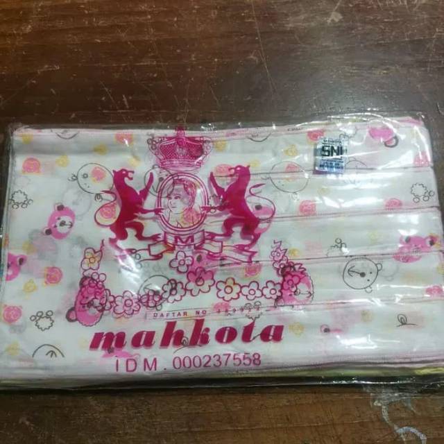 Gurita bayi mahkota motif 12pcs