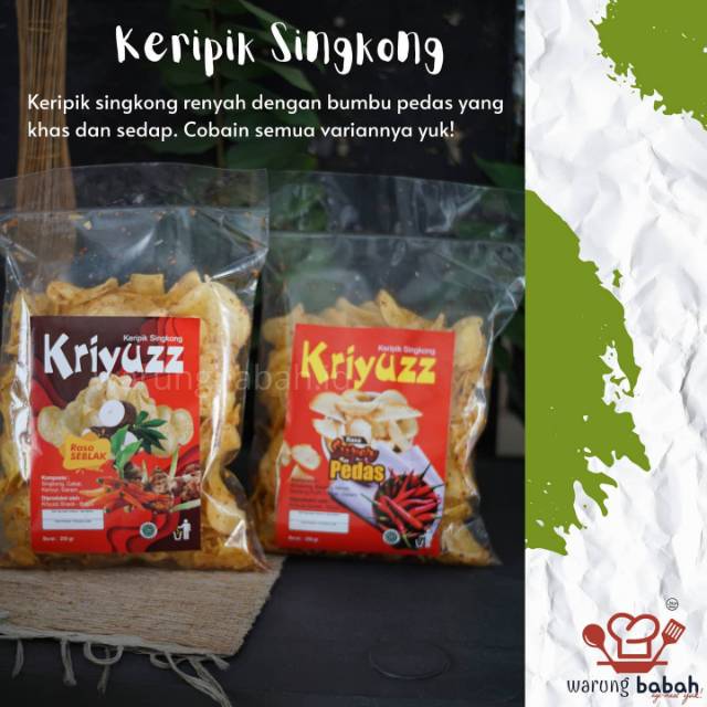 

Keripik Singkong Kriyuzz Pedas