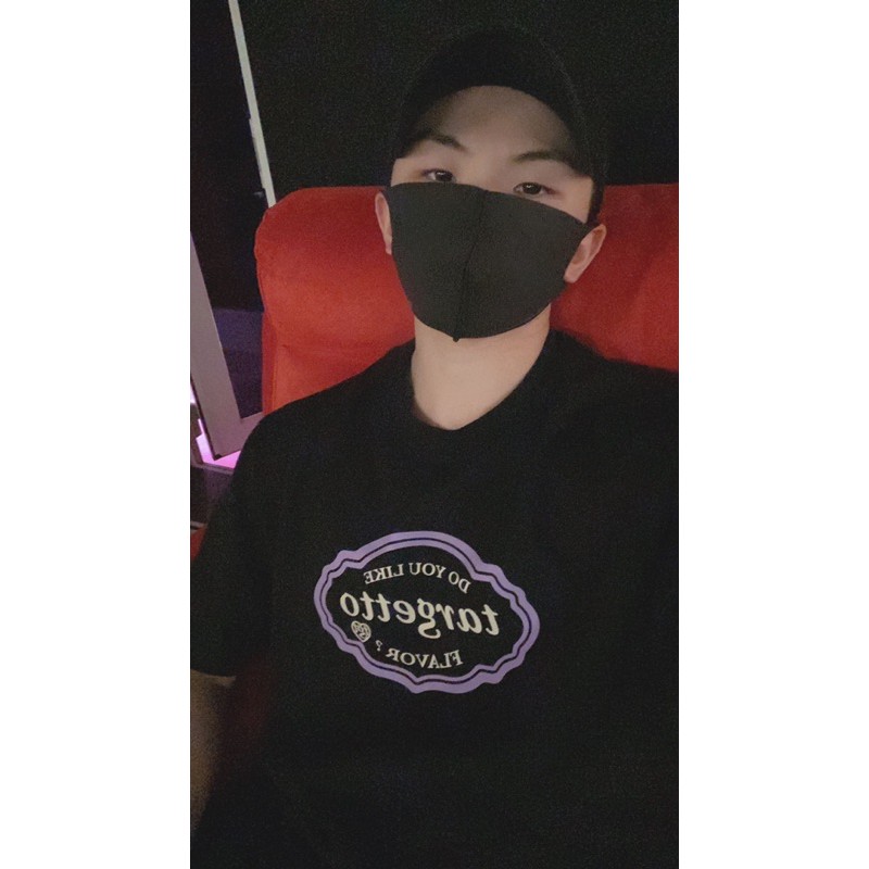 [NEW - OFFICIAL] Targetto Black T-Shirt (Shirt/Baju yang dipake oleh Woozi Seventeen)