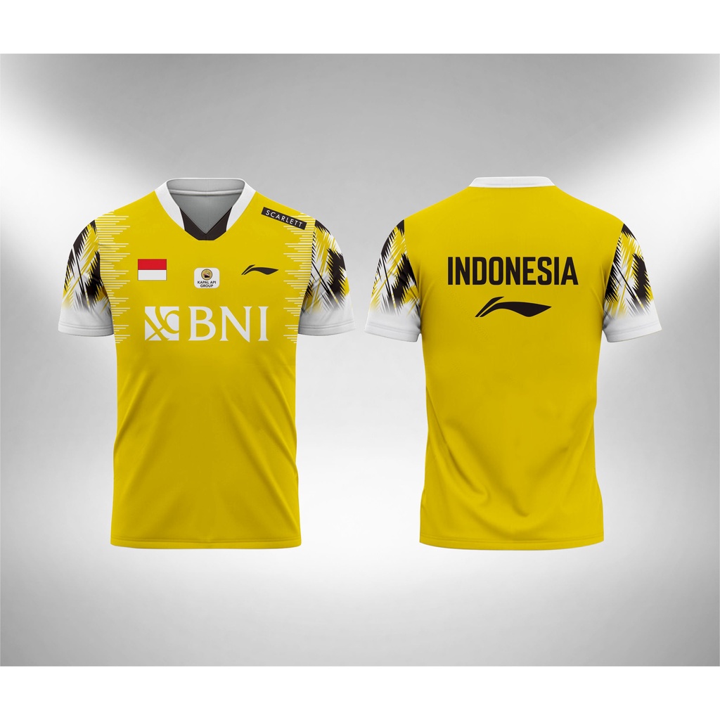 Jersey Printing Badminton Indonesia 2022 Indonesia Masters
