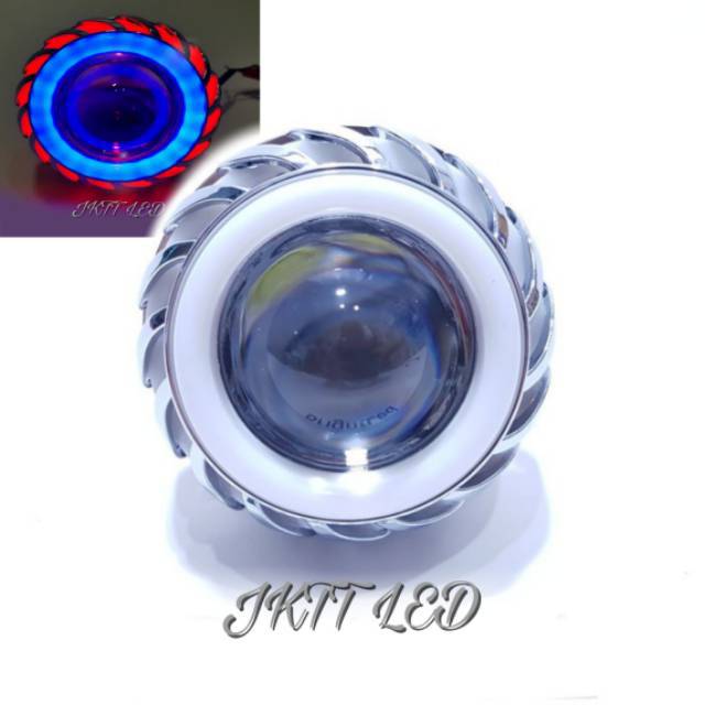Lampu motor led projie gen jauh dekat/ led motor / projie led / running / lampu motor /projie/proji