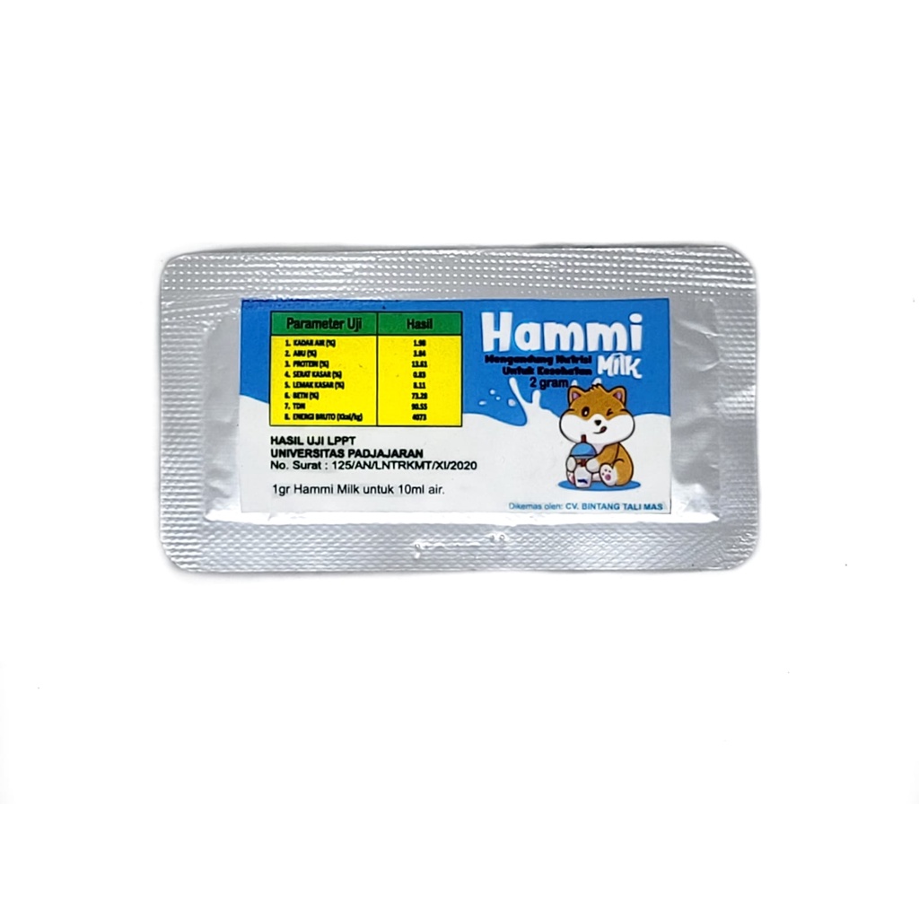 HAMMI MILK 2gram / susu hamster / btm