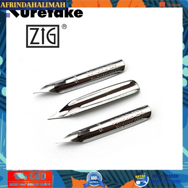 

[TERBARU] Kuretake School-Pen (Pen Nib) Set isi 3