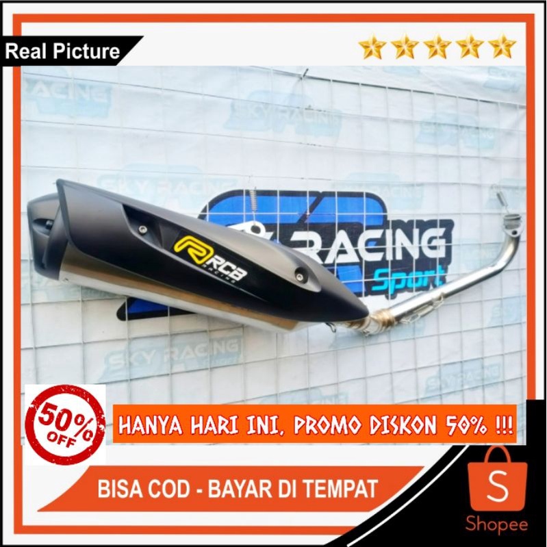 Knalpot Racing RCB RCB1 ROB1 Nmax 155 Nmax New 2020 Aerox 155 PCX 150 PCX 160 Vario 150 Beat Street